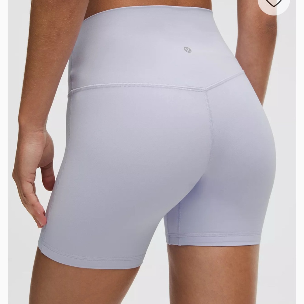 LULULEMON Align High Rise Shorts Light Blue size 4
